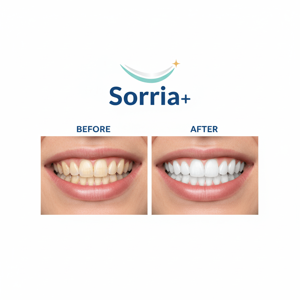 Sorria+ - Box com 7/14 pares de tiras branqueadoras