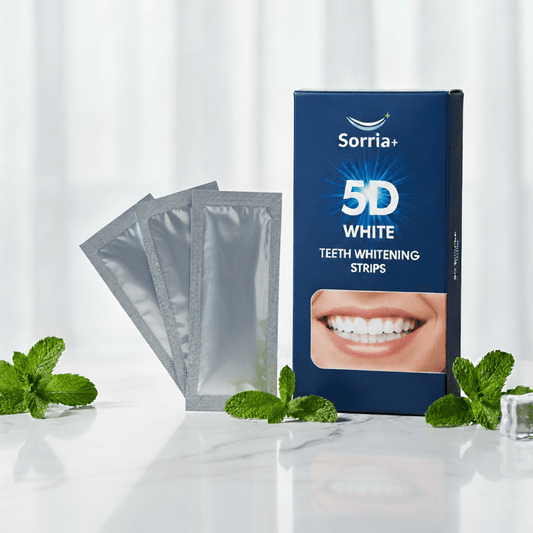 Sorria+ - Box com 7/14 pares de tiras branqueadoras